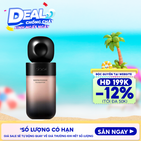  Kem Nền Dopi Che Phủ Cao, Lâu Trôi, Mỏng Nhẹ Tự Nhiên Radiant Skin-Nourishing Long-Wear Foundation 35ml 