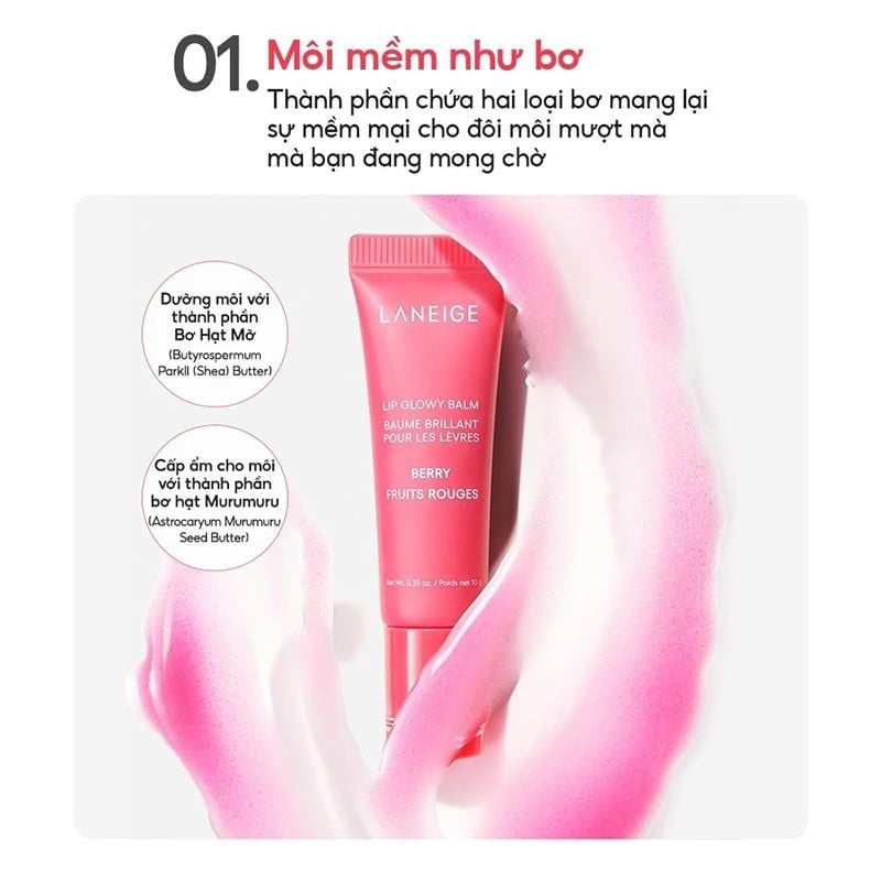 Son Dưỡng Môi Laneige Lip Glowy Balm 10g