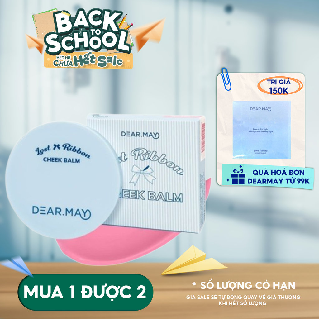 Má Hồng Dạng Kem Dearmay Thuần Chay Lost Ribbon Cheek Balm 4g