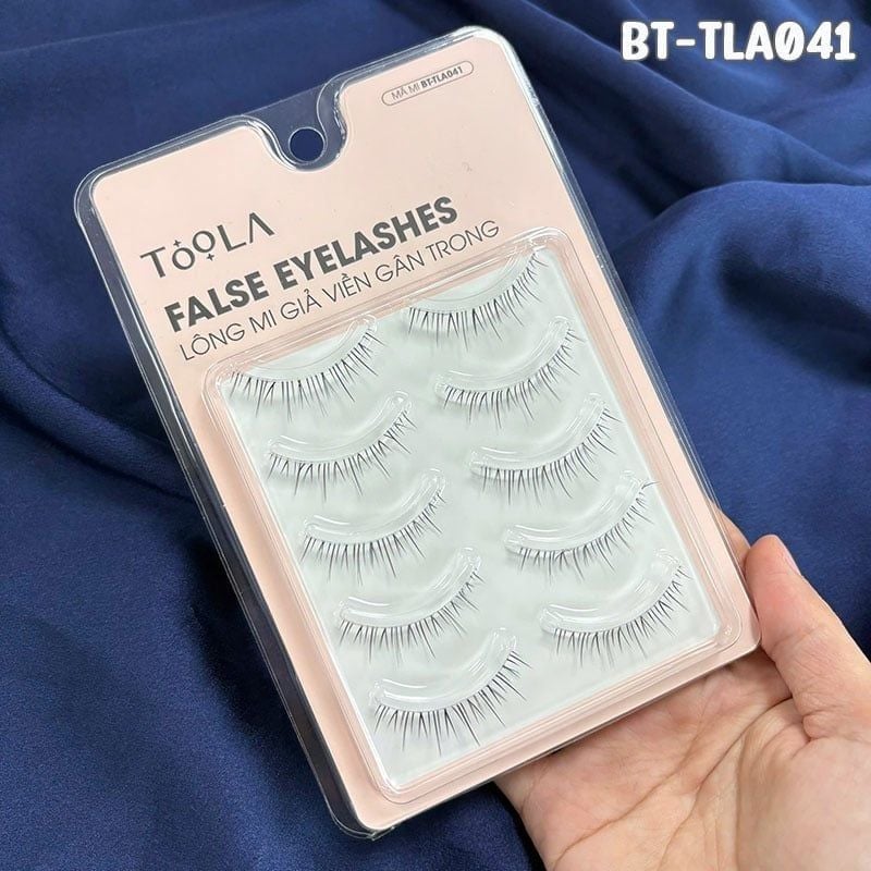 [Mua 3 Tặng 1 Bấm Mi] Lông Mi Giả Viền Gân Trong TOOLA Mềm Mại, Không Nặng Mắt