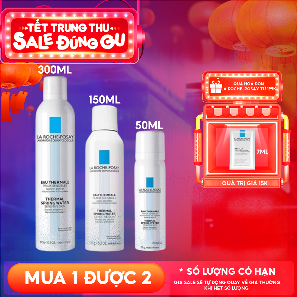 Xịt Khoáng La Roche-Posay Làm Dịu Da, Hỗ Trợ Giảm Kích Ứng Thermal Spring Water Sensitive Skin