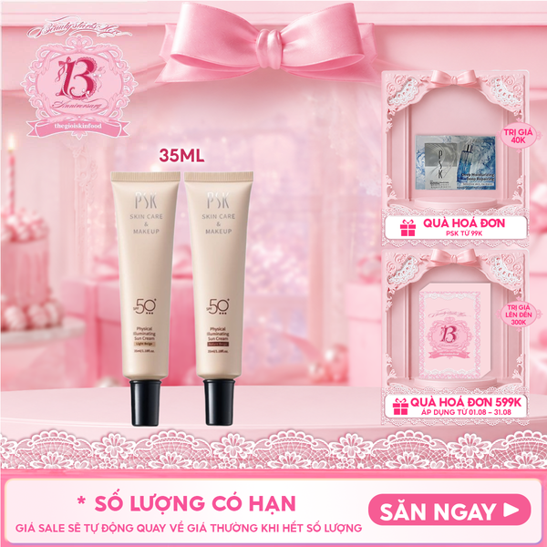  Kem Chống Nắng Vật Lý PSK Physical Illuminating Sun Cream SPF50+ 35ml 