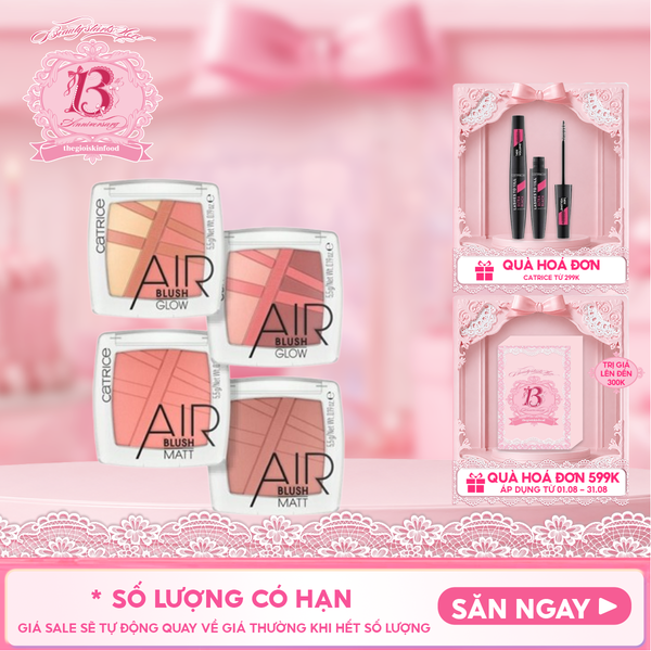  Phấn Má Hồng Catrice Mịn Lì, Lên Màu Chuẩn AirBlush 5.5g 