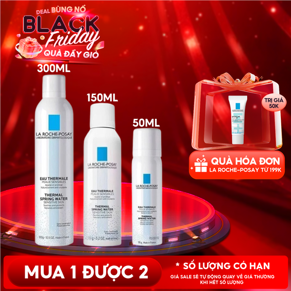  Xịt Khoáng La Roche-Posay Làm Dịu Da, Hỗ Trợ Giảm Kích Ứng Thermal Spring Water Sensitive Skin 