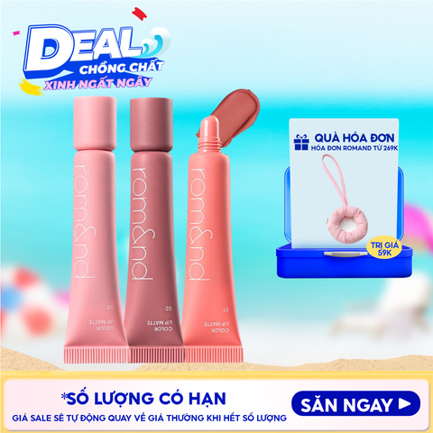 Son Bùn Romand Kiêm Má Hồng Mịn Lì Color Lip Matte 8g