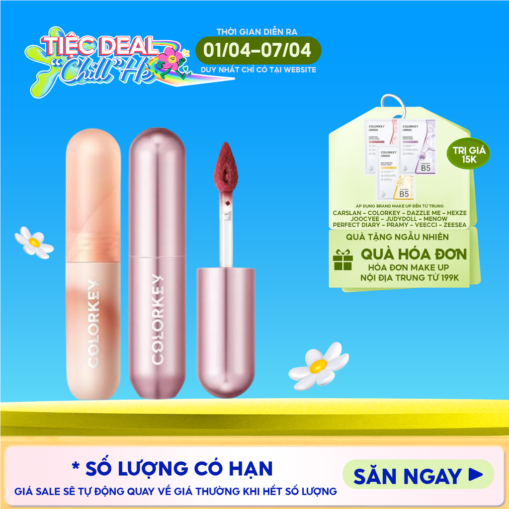 Son Kem Bùn Colorkey Mềm Mịn Như Nhung Mousse Lip Mud Matte 2g
