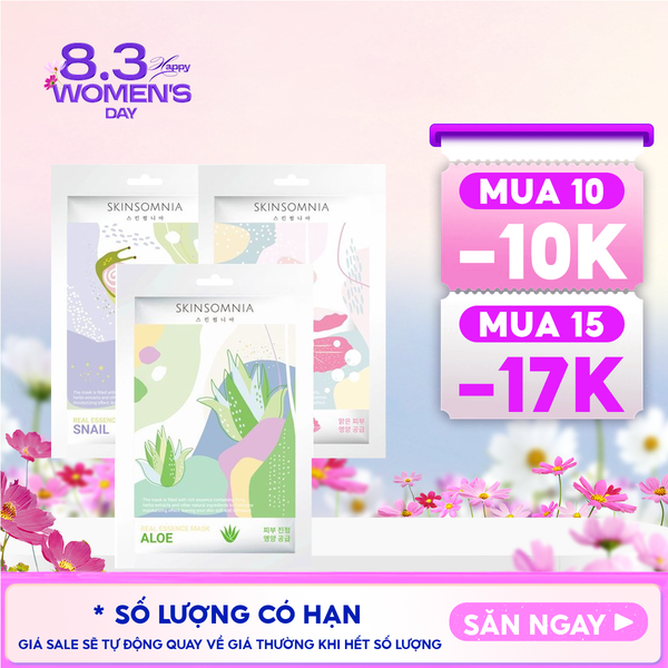  Mặt Nạ Miếng Skinsomnia Giàu Tinh Chất Real Essence Mask 25ml 