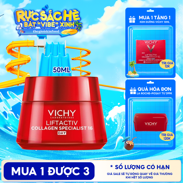  Kem Dưỡng Vichy Collagen Cải Thiện Lão Hóa Da Liftactiv Collagen Specialist 