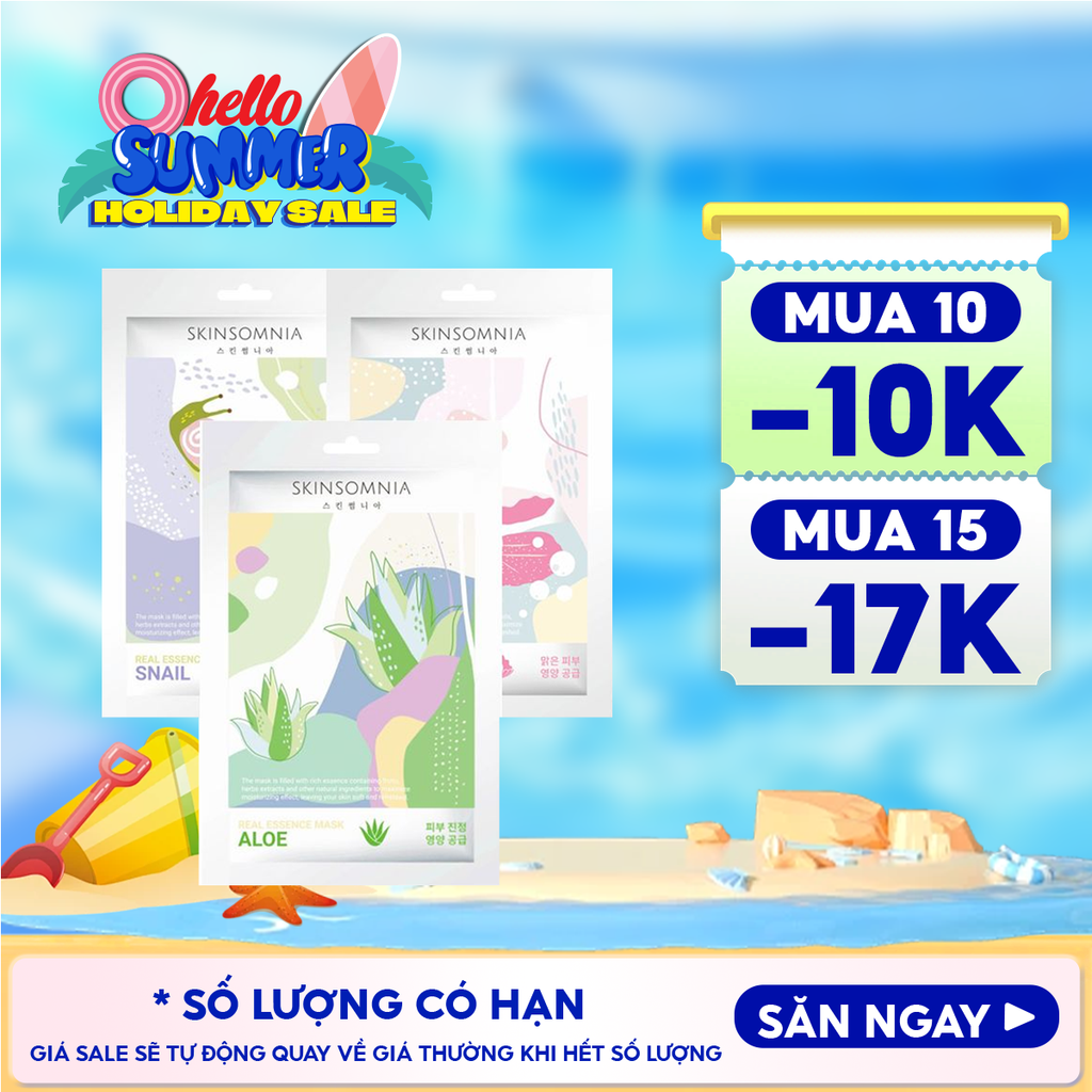 Mặt Nạ Miếng Skinsomnia Giàu Tinh Chất Real Essence Mask 25ml