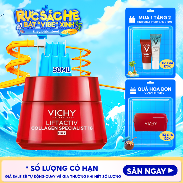  Kem Dưỡng Vichy Collagen Cải Thiện Lão Hóa Da Liftactiv Collagen Specialist 