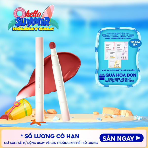  Son Kem Lì Judydoll Đầu Bông Dặm Matte Lip Cream 1.8g 