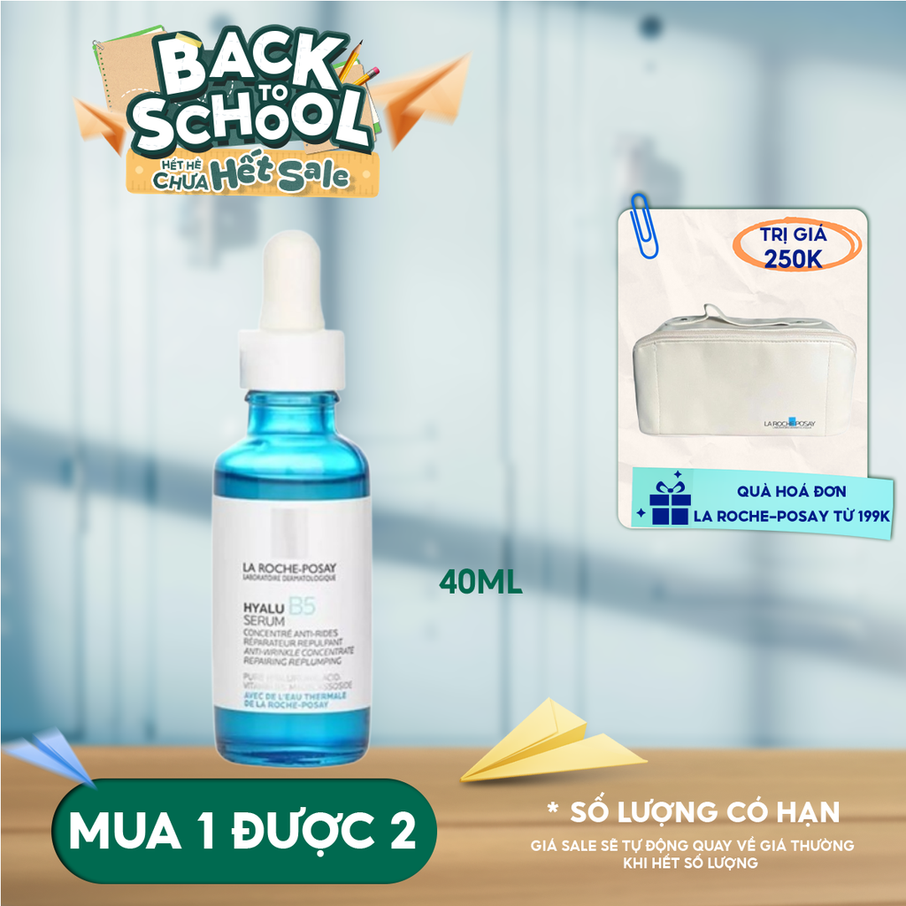 Serum La Roche-Posay Hỗ Trợ Phục Hồi Da, Cấp Ẩm Cho Da Hyalu B5 Serum 30ml