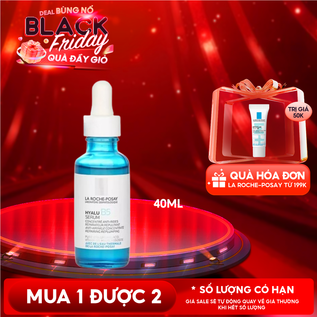 Serum La Roche-Posay Hỗ Trợ Phục Hồi Da, Cấp Ẩm Cho Da Hyalu B5 Serum 30ml