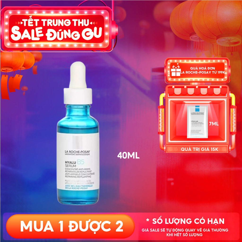 Serum La Roche-Posay Hỗ Trợ Phục Hồi Da, Cấp Ẩm Cho Da Hyalu B5 Serum 30ml