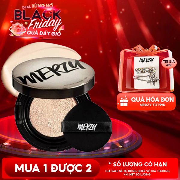  Phấn Nước Merzy Che Phủ Cao, Lâu Trôi The First Cushion Cover SPF50+/PA+++ 13g 