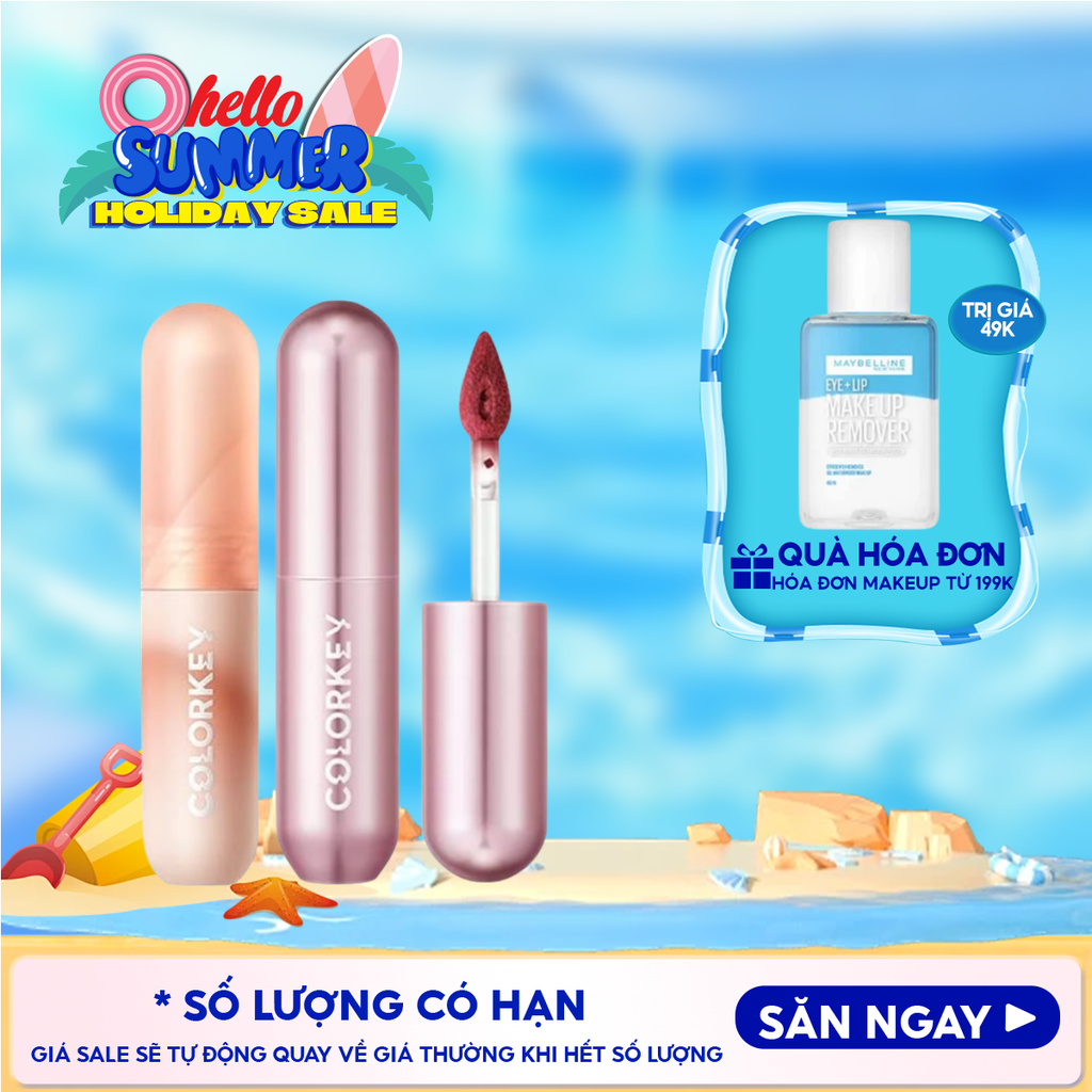 Son Kem Bùn Colorkey Mềm Mịn Như Nhung Mousse Lip Mud Matte 2g