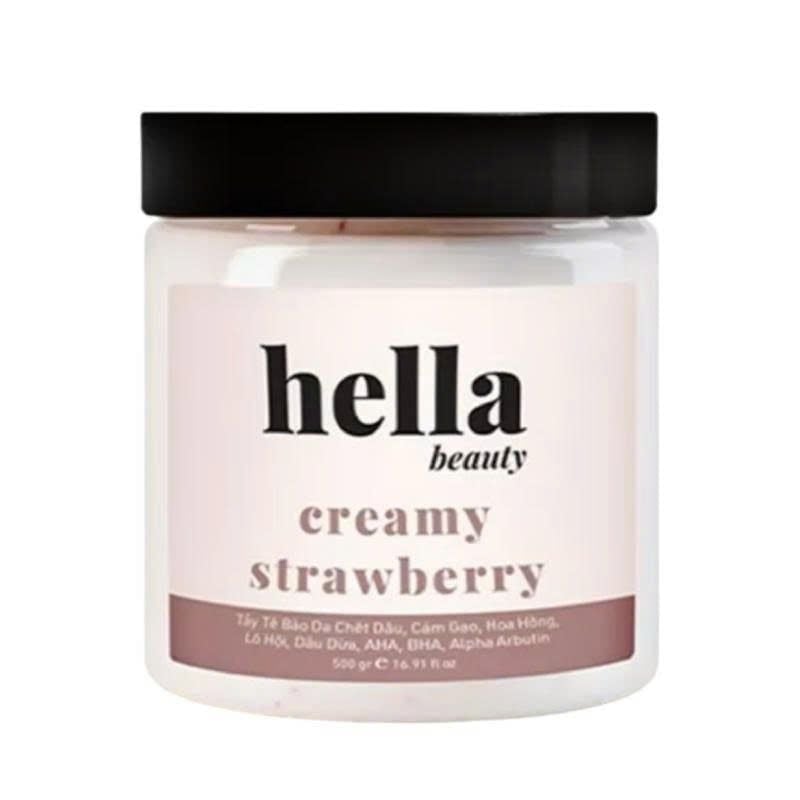Tẩy Tế Bào Chết Body Hella Beauty Giúp Dưỡng Sáng Da, Mờ Thâm Deluxe Scrub 500g