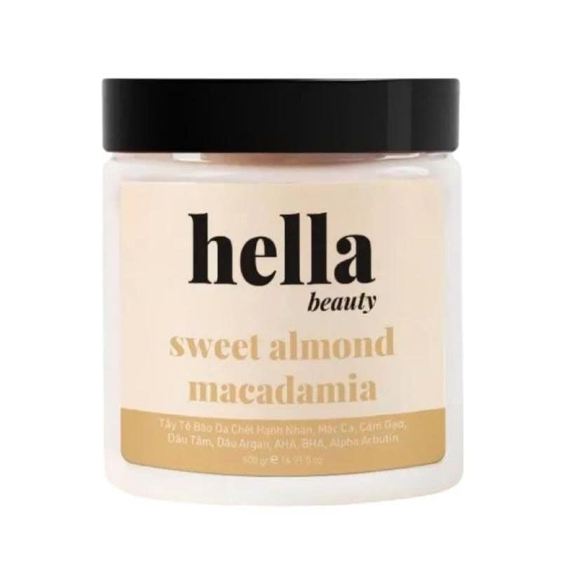 Tẩy Tế Bào Chết Body Hella Beauty Giúp Dưỡng Sáng Da, Mờ Thâm Deluxe Scrub 500g