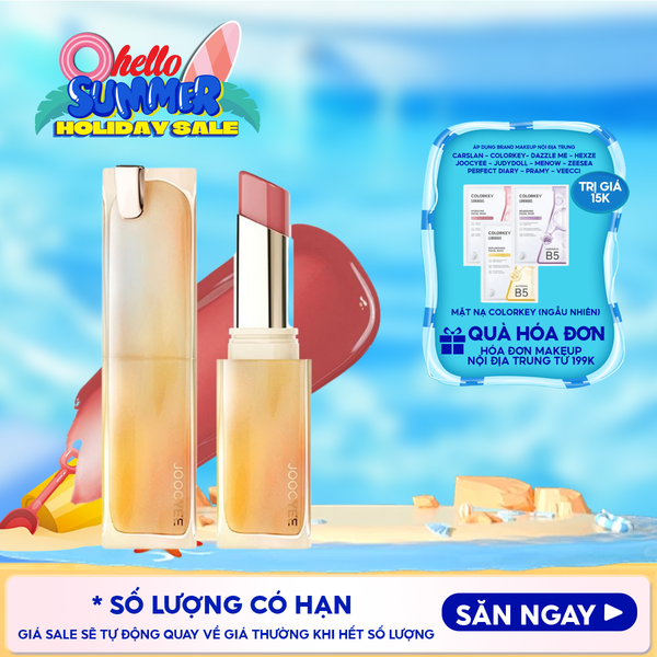  Son Bóng Joocyee Dạng Thỏi Dưỡng Ẩm Lâu Trôi Glazed Rouge 3.5g 