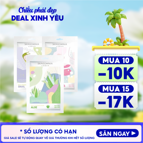 Mặt Nạ Miếng Skinsomnia Giàu Tinh Chất Real Essence Mask 25ml