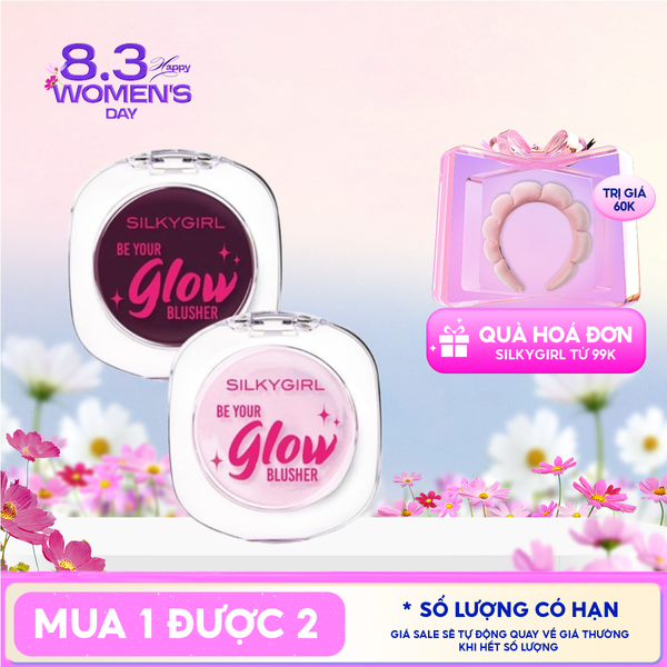 Má Hồng Thạch Silkygirl Be Your Glow Blusher 4g 