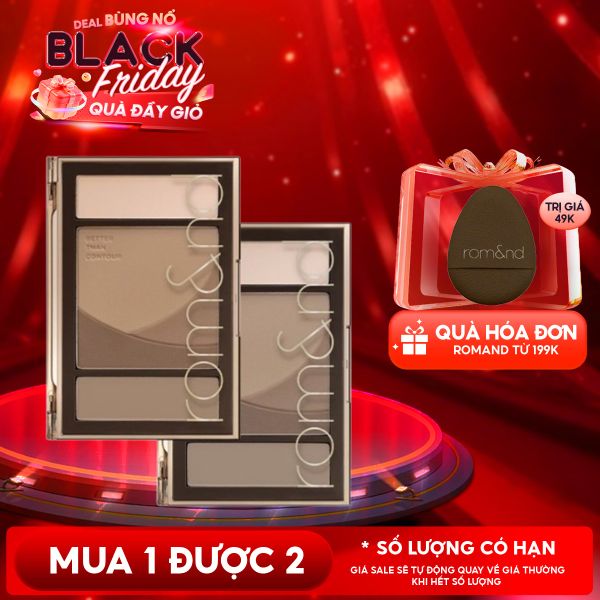  Bảng Tạo Khối 5 Ô Màu Romand Better Than Contour 20.5g 