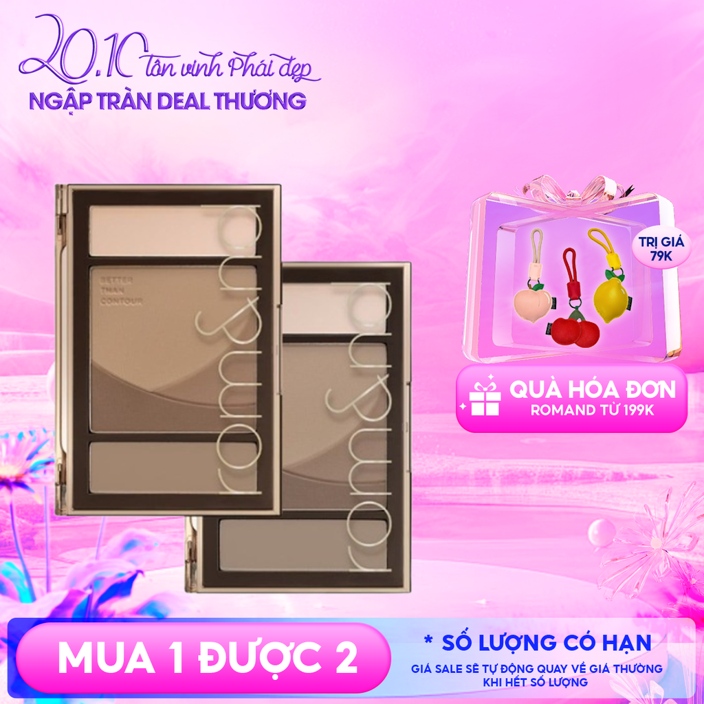 Bảng Tạo Khối 5 Ô Màu Romand Better Than Contour 20.5g