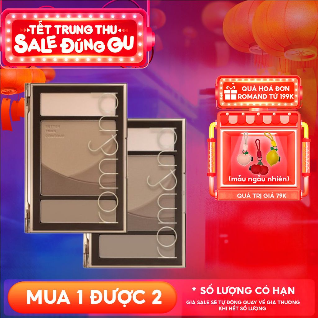 Bảng Tạo Khối 5 Ô Màu Romand Better Than Contour 20.5g