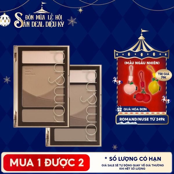 Bảng Tạo Khối 5 Ô Màu Romand Better Than Contour 20.5g 