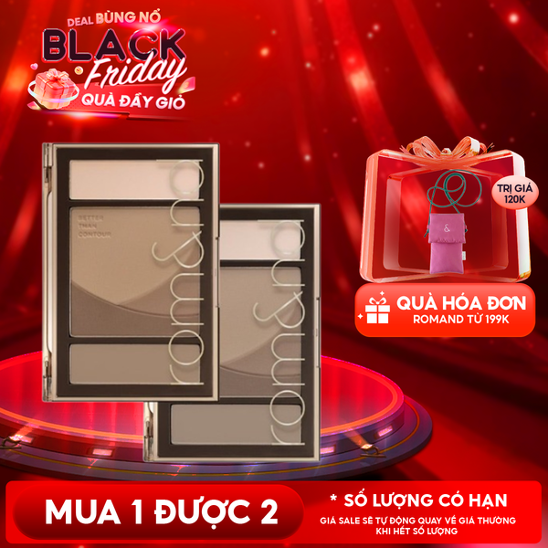  Bảng Tạo Khối 5 Ô Màu Romand Better Than Contour 20.5g 