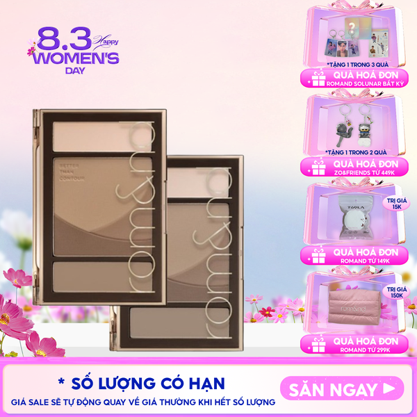  Bảng Tạo Khối 5 Ô Màu Romand Better Than Contour 20.5g 
