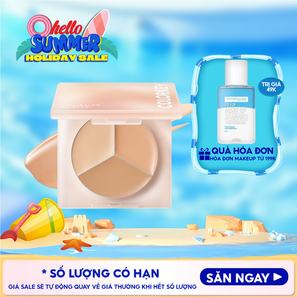  Bảng Che Khuyết Điểm Colorkey Ba Màu Targeting Three-colour Concealer Palette 3.9g 