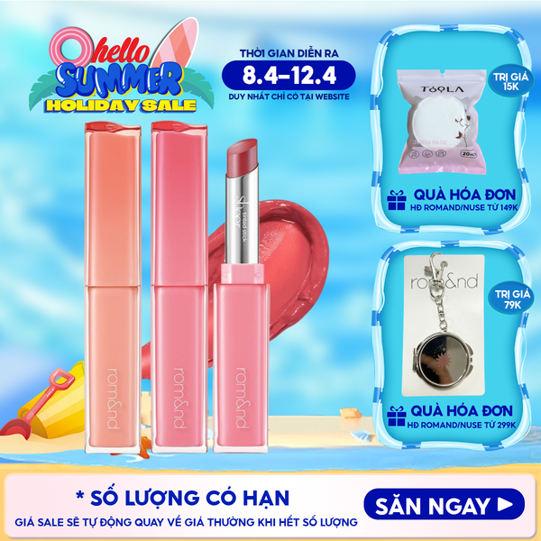  Son Thỏi Bóng Căng Mọng, Mềm Môi Romand Sheer Tinted Stick 2g 