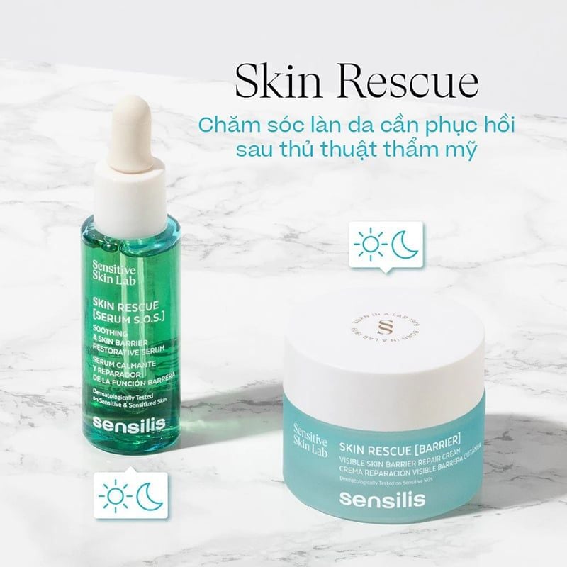 Serum Sensilis Làm Dịu Da, Hỗ Trợ Phục Hồi Da Skin Rescue [Serum S.O.S.] 30ml