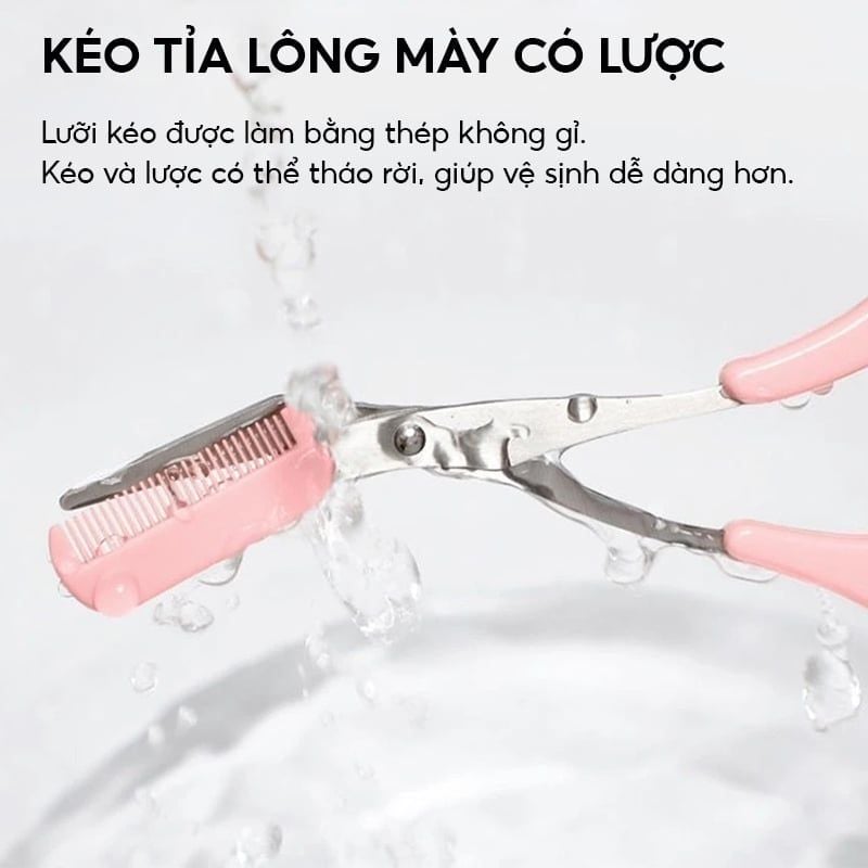 Bộ Dụng Cụ Cắt Tỉa Lông Mày TOOLA Multi-function Eyebrow Trimmer Tool Set - BT-TLA096