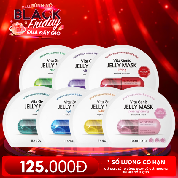  Combo 7 Miếng Mặt Nạ Banobagi Vita Genic Jelly Mask 