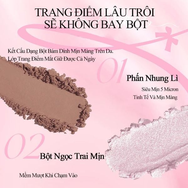  Bảng Phấn Mắt VEECCI 11 Ô Ribbon Fantasy 11 Color Eyeshadow Palette 