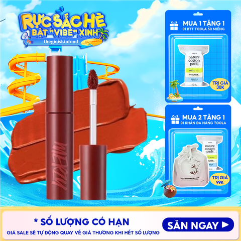 [Màu 1-6] Son Kem Lì Merzy Siêu Mịn Môi Bite The Beat Mellow Tint 4g