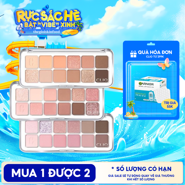  Bảng Phấn Mắt Clio 12 Ô Pro Eye Palette Air 7.2g 