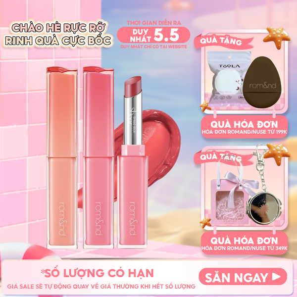  Son Thỏi Bóng Căng Mọng, Mềm Môi Romand Sheer Tinted Stick 2g 