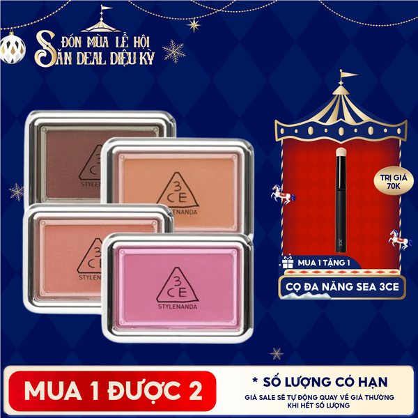  Phấn Má Hồng 3CE Bền Màu New Take Blusher 4.5g 