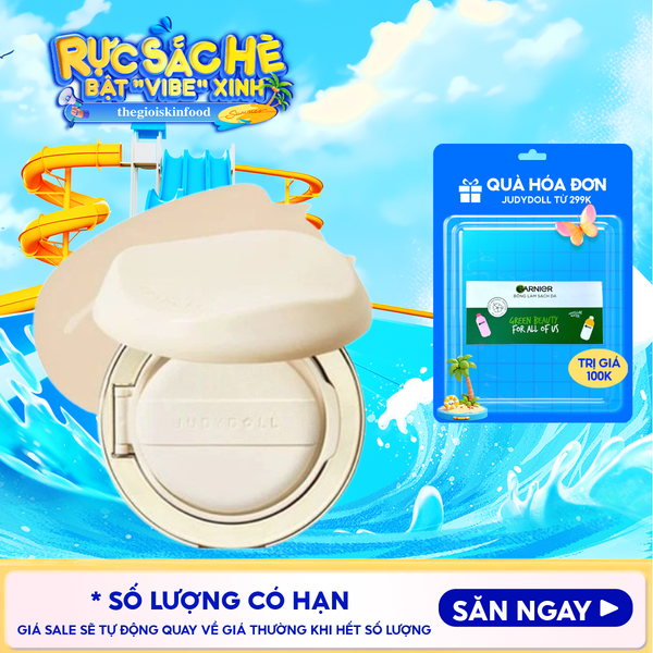  Phấn Nước Judydoll Dưỡng Ẩm, Che Phủ Tốt Judydoll Moisturizing Cushion Foundation N10 14g 