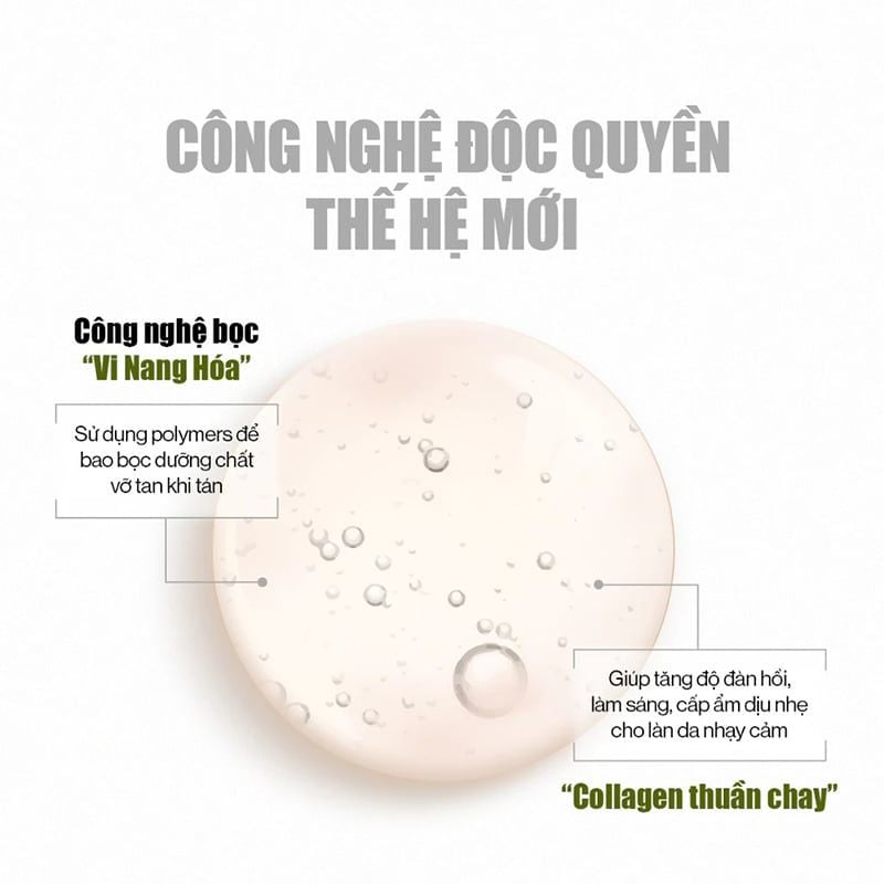 Kem Nền Căng Bóng Glamrr Q Daily Skintint Serum Vegan Foundation 30ml