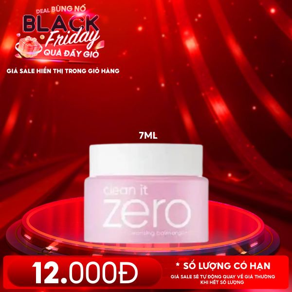  Sáp Tẩy Trang Banila Co Clean It Zero Cleansing Balm 7ml DÀNH CHO MỌI LOẠI DA 