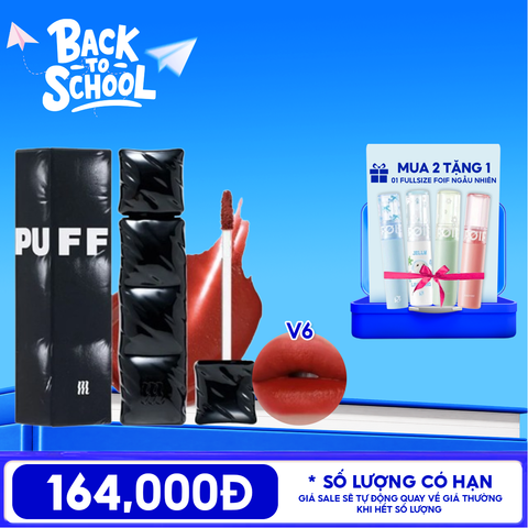 [V6 PUFFER] Son Kem Lì Merzy Bền Màu, Lâu Trôi The First Velvet Tint