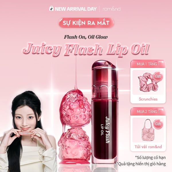  Son Bóng Dưỡng Môi Romand Juicy Flash Lip Oil 4.5g 
