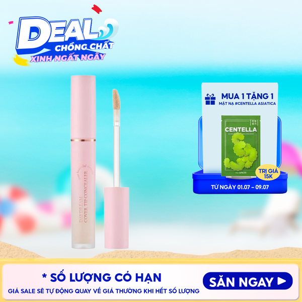  Kem Che Khuyết Điểm Aperire Mỏng Nhẹ, Lâu Trôi Daydream Cover Tip Concealer 4.5ml 