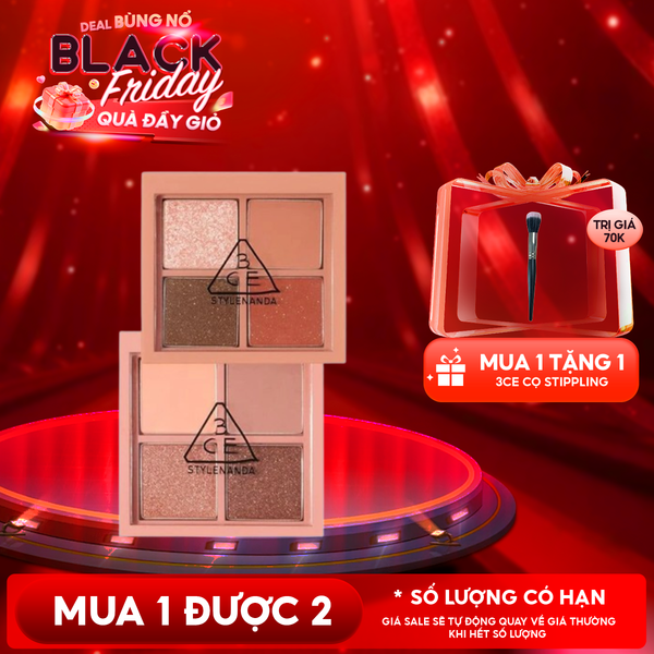  Bảng Phấn Mắt 4 Màu 3CE Mini Multi Eye Color Palette 3.2g 