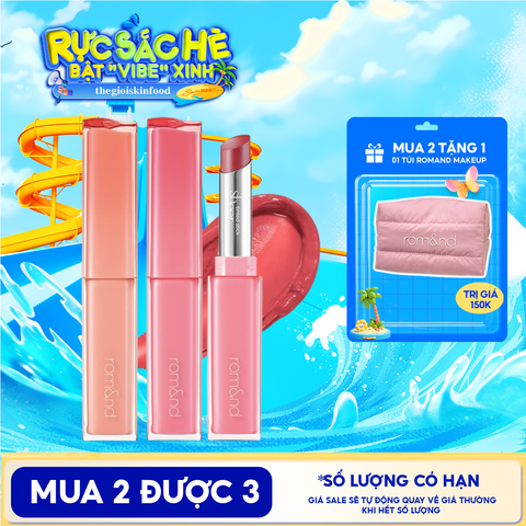 Son Thỏi Bóng Căng Mọng, Mềm Môi Romand Sheer Tinted Stick 2g
