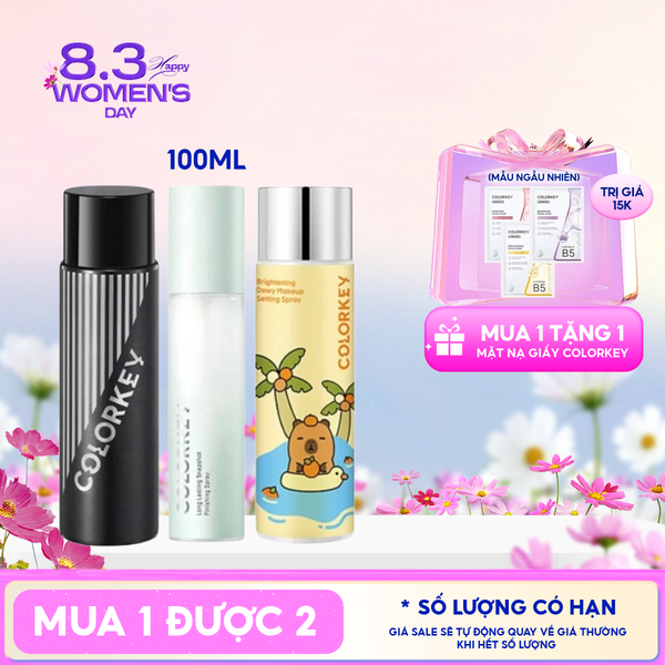  Xịt Khóa Makeup Colorkey Lâu Trôi Spray 100ml 